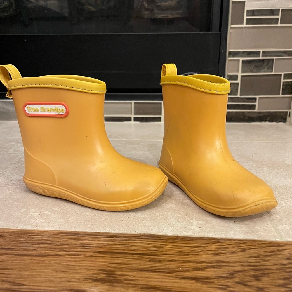 Tree Grandpa Toddler rain boots